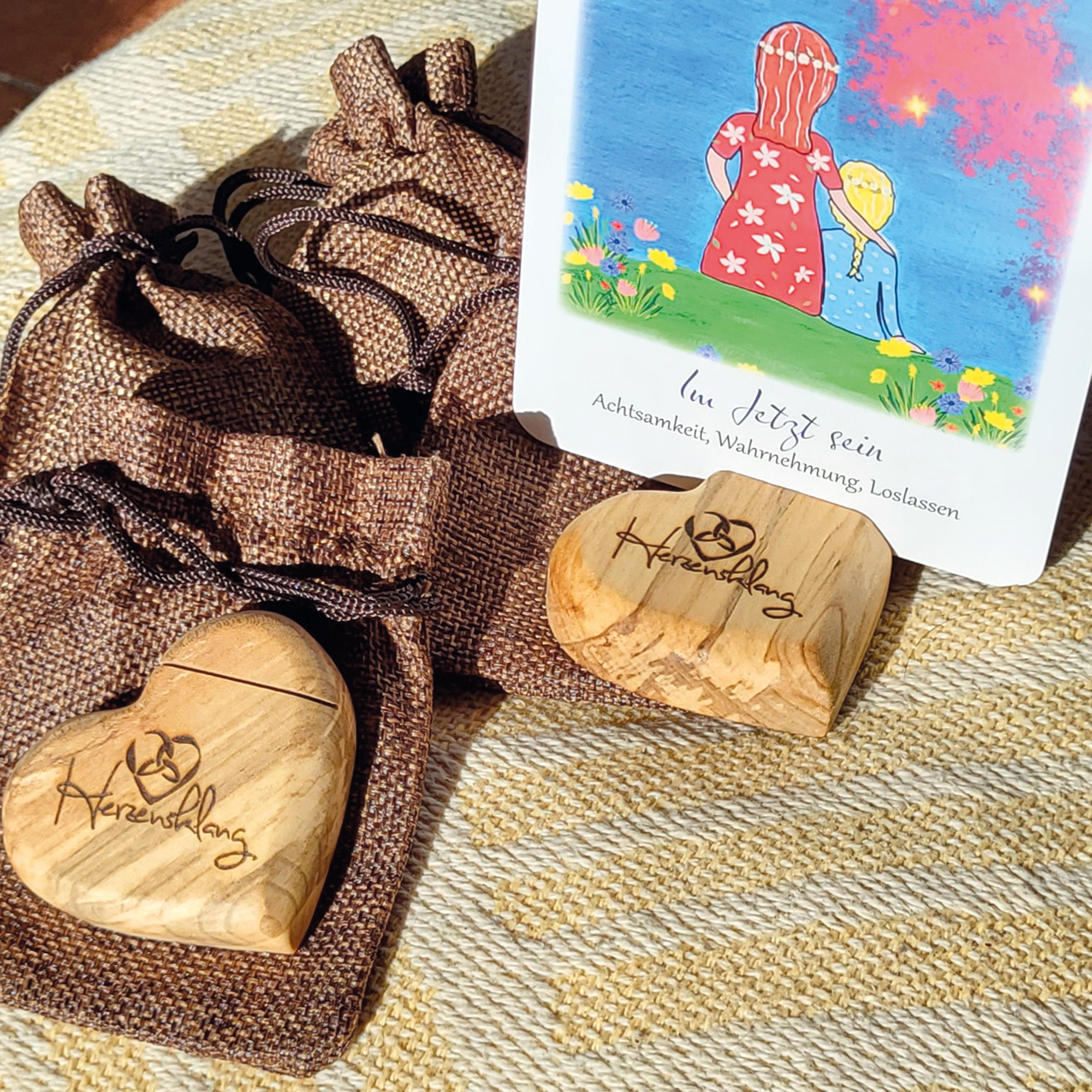 Kartenhalter Herz – Bild 3